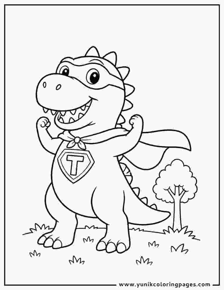 animal super hero coloring page