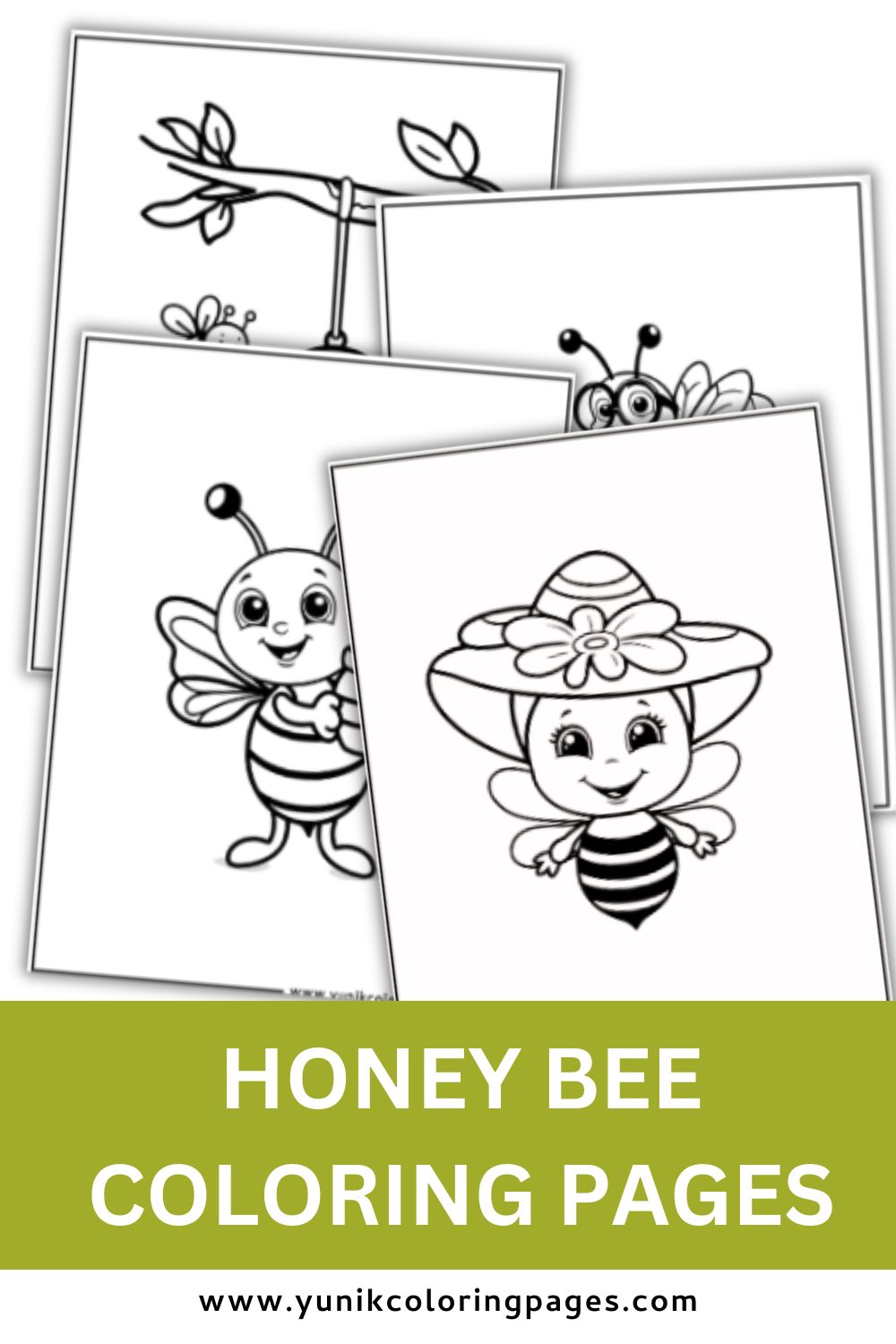 honey bee coloring pages