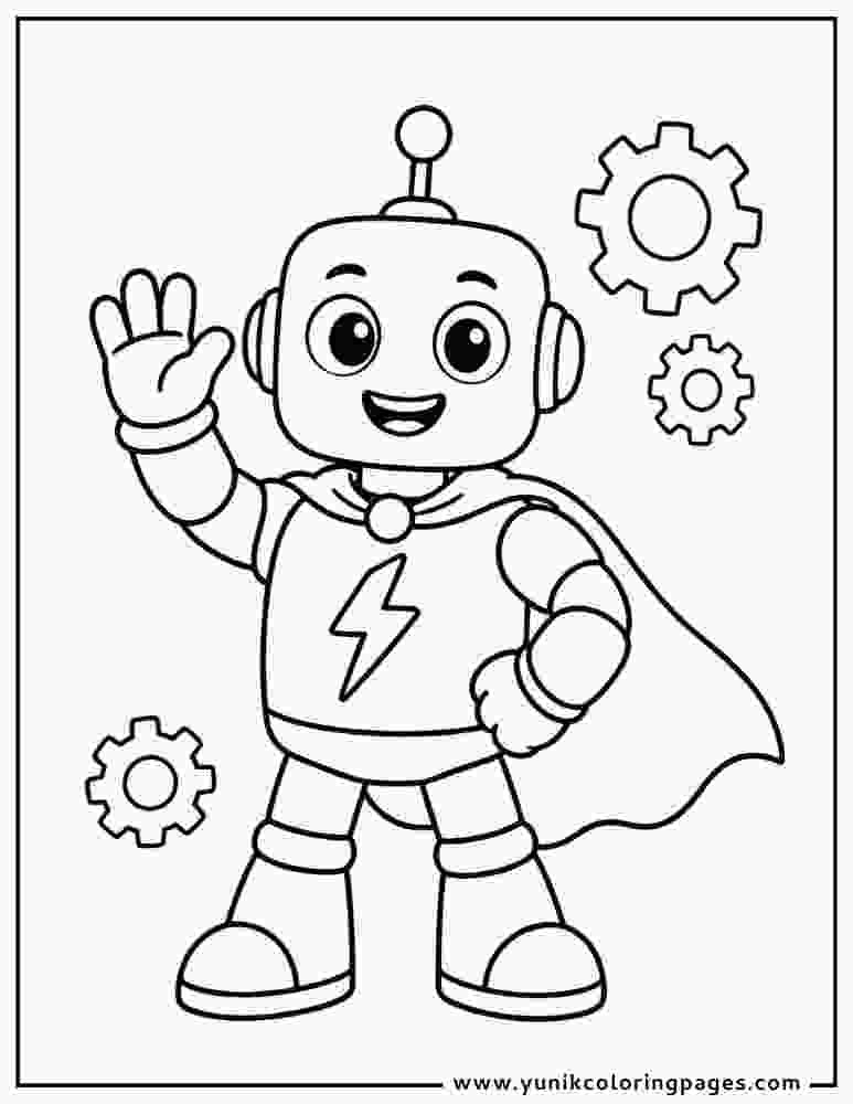 robo super hero coloring sheets