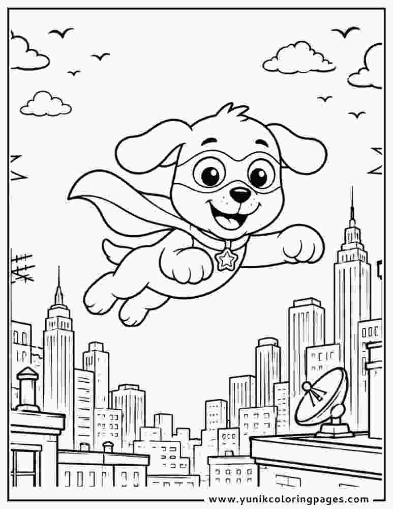 superdog hero flying