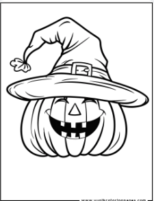 pumpkin witch hat