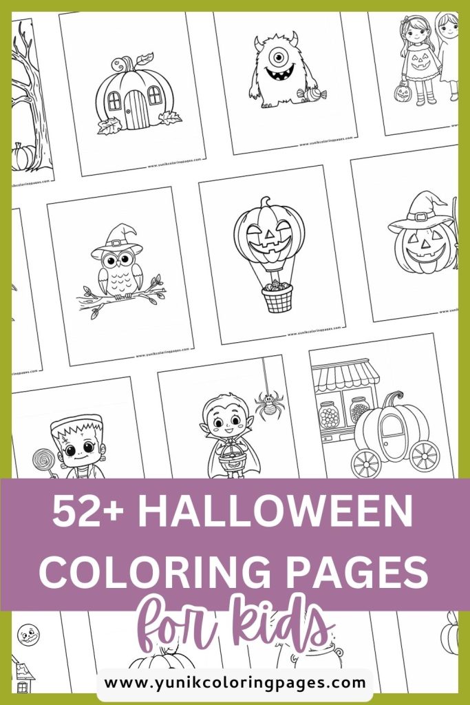 Halloween theme coloring pages 52 featured image