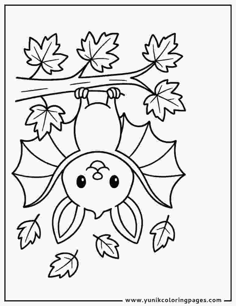 Bat Coloring Pages Halloween