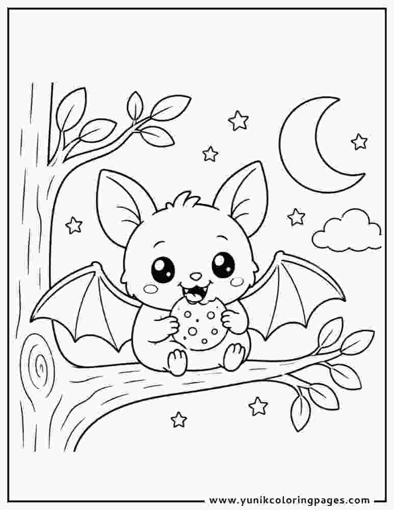 Halloween Bats Coloring Pages