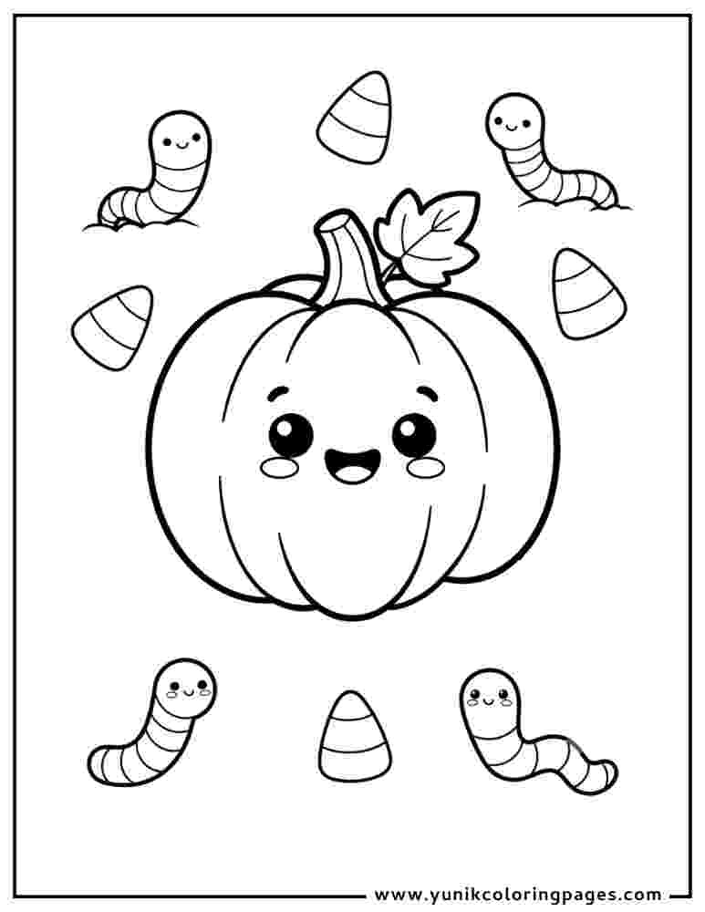 Pumpkin with worm toddler (2)