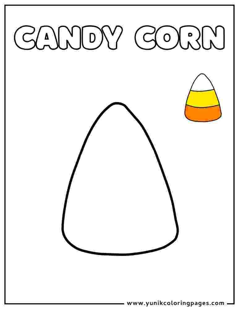 candy corn coloring page