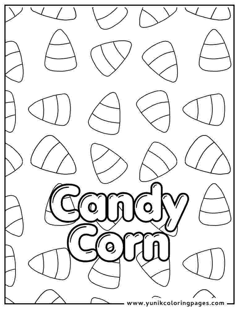 candy corns coloring