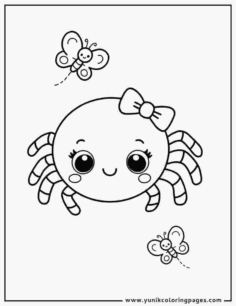 Cute Spider Printable