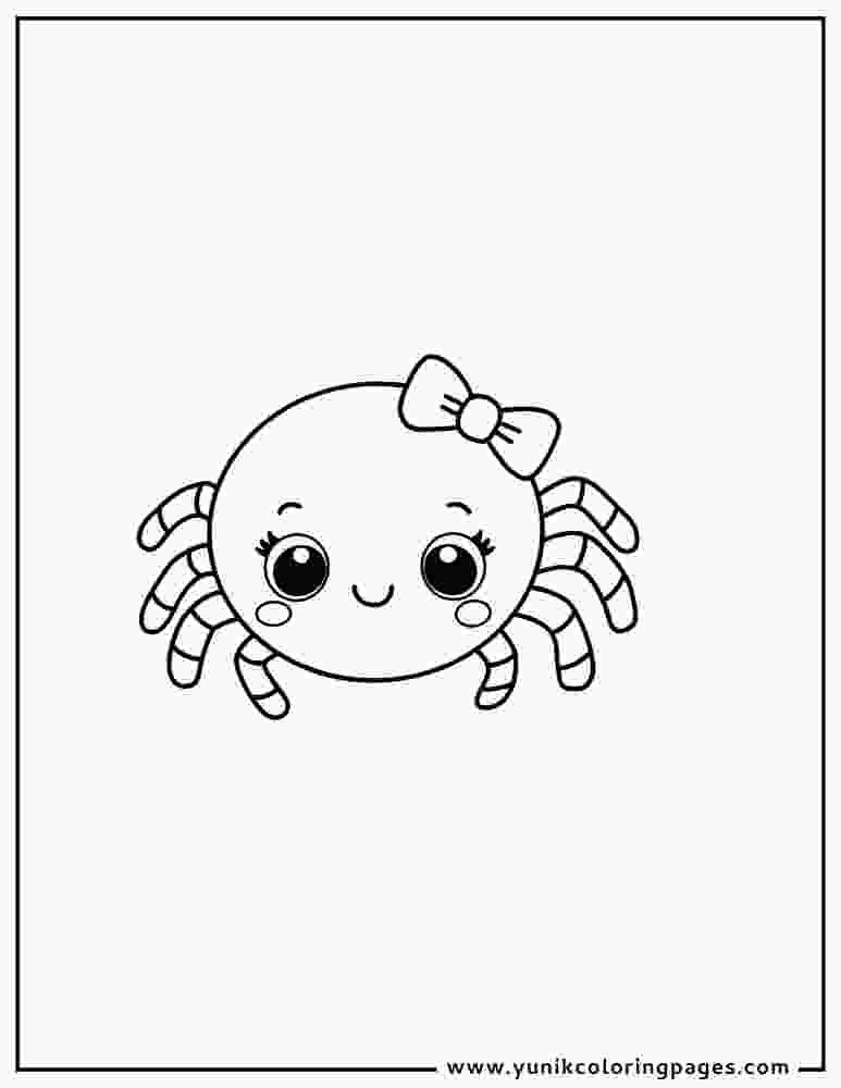 Free Spider Coloring Pages
