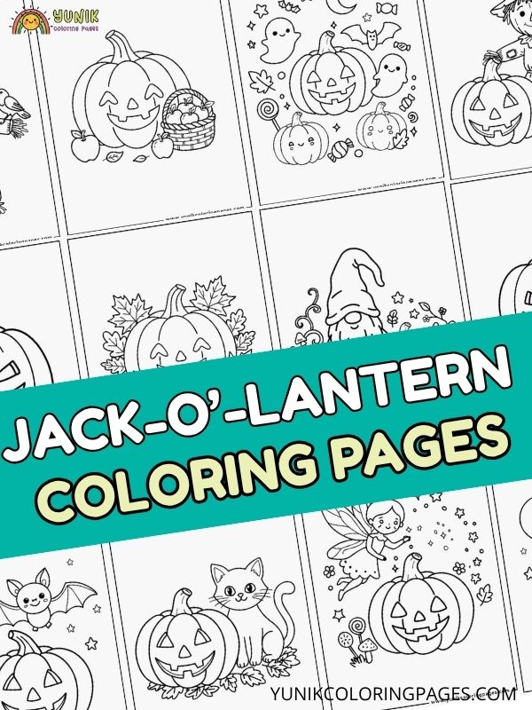 halloween jack o lantern coloring pages