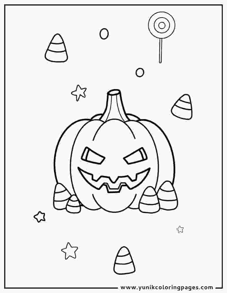 jack o lantern coloring page printable candy corn