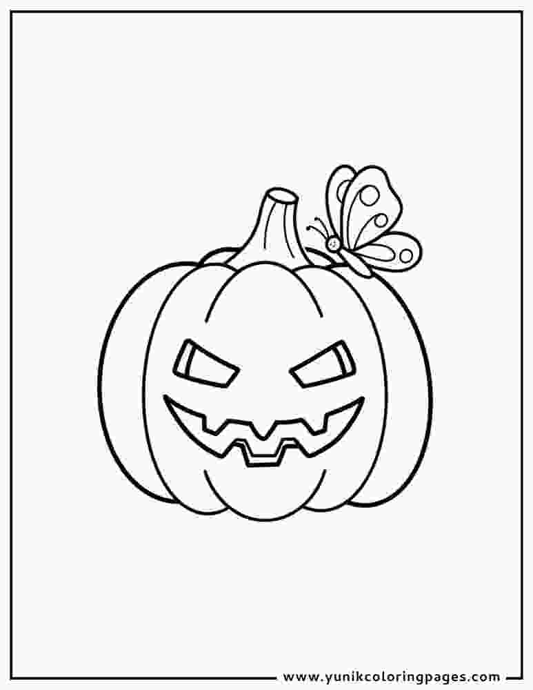 Jack-o'-Lantern Coloring Pages