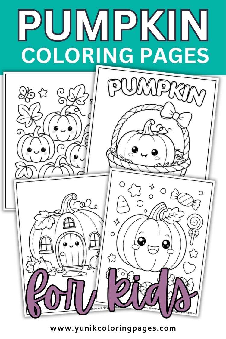 pumpkin coloring pages for kids