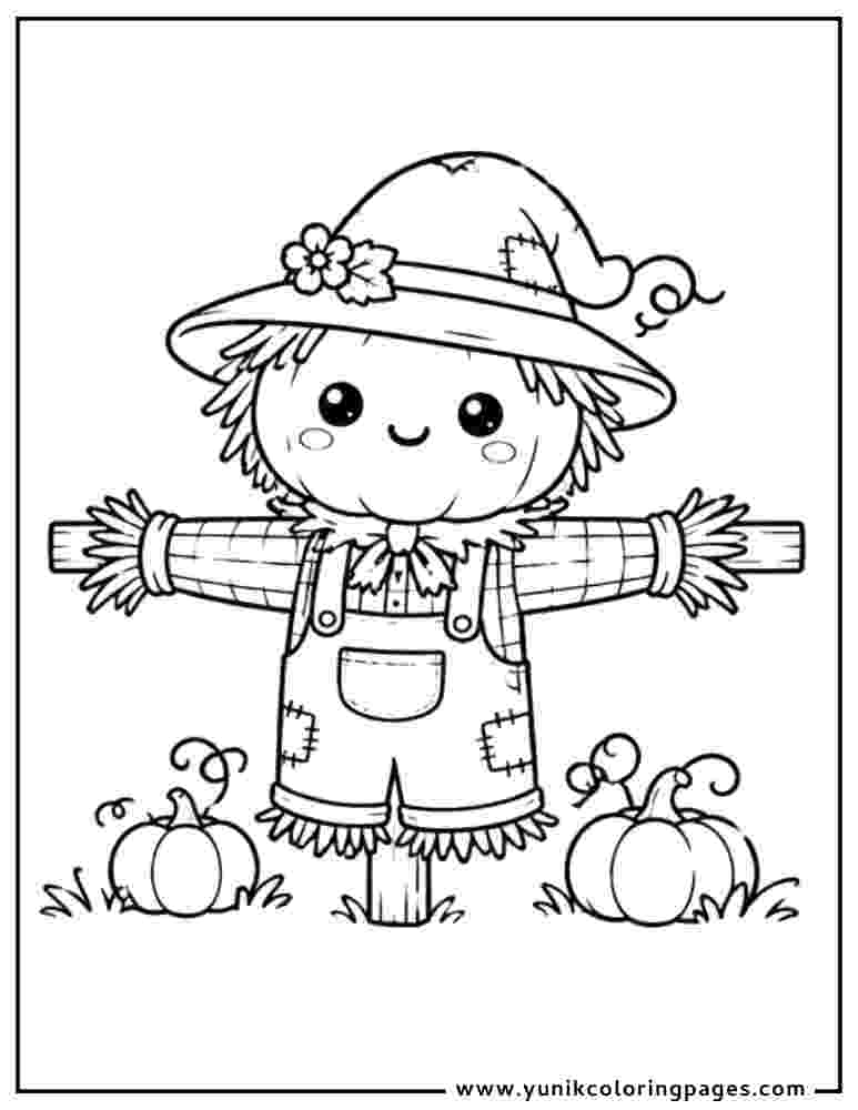 pumpkin scarecrow for kids