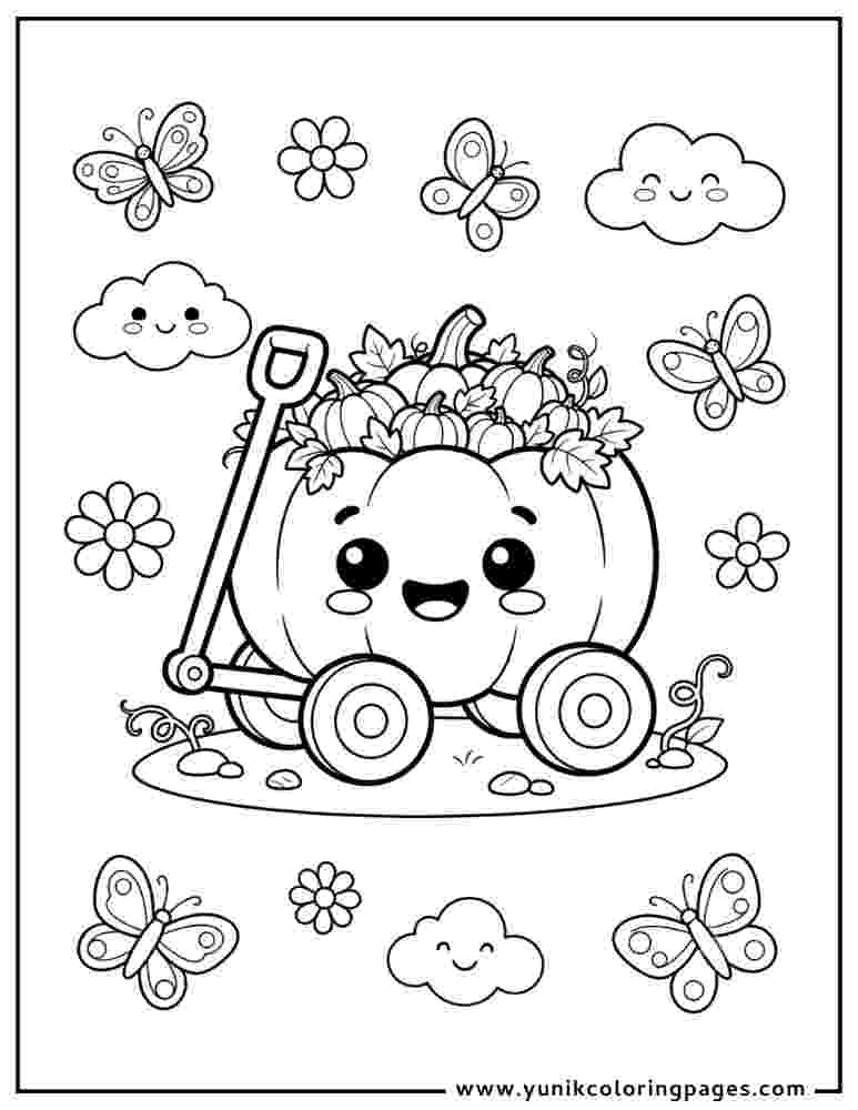 pumpkin wagon for kids